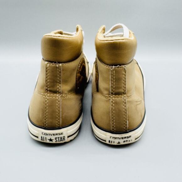 Converse Shoes Mens 10 Brown Leather Chuck Taylor All Star High Top City Trek - Picture 4 of 9